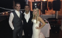 Perth Wedding Dj - Dj Avi with bride and groom - Margaret river.jpg